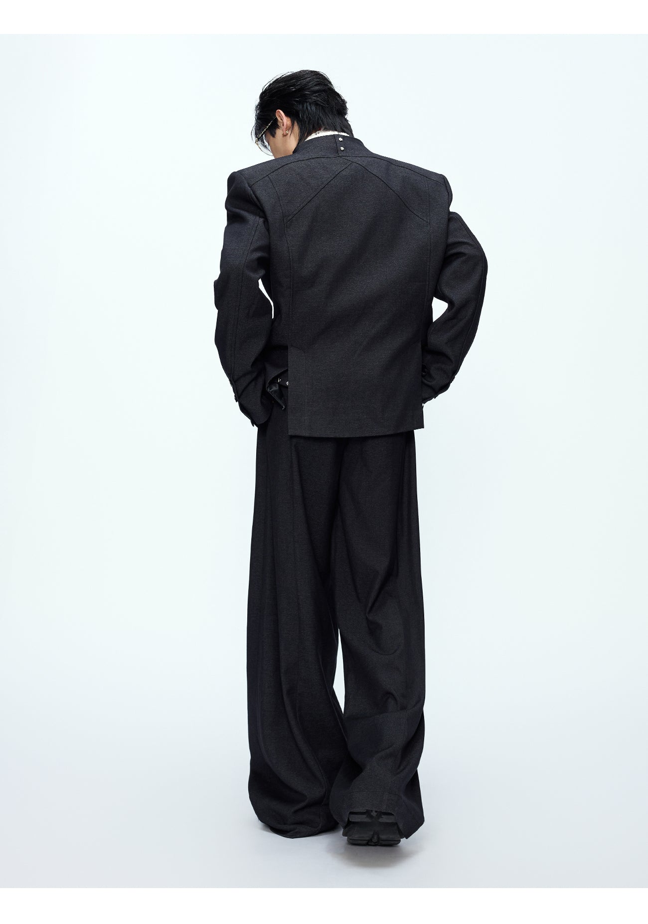 【25s Sep.】Blended Wool Deconstructed 3D Tailoring Suit/Trousers