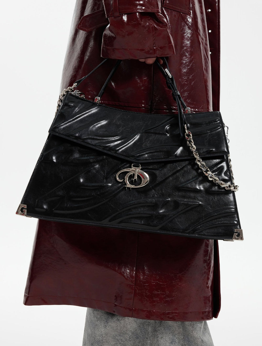 Three-dimensional Relief Light Luxury Handbag Crossbody Bag ArtsKoreanMan