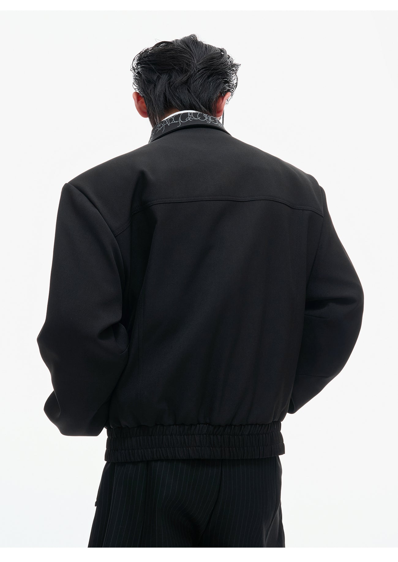 【25s Sep.】"Ink Vine" Embroidered Mock Two-piece Jacket
