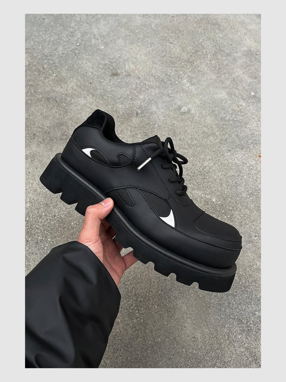 Deconstructed Athletic Thick-soled Casual Derby Shoes ArtsKoreanMan