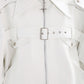 【23s August.】Minimalist Metallic Leather Jacket