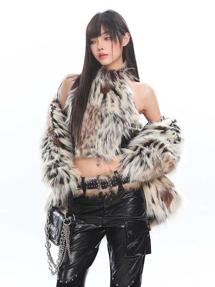 【24s Dec.】Fur Pure Desire Sexy Slim Sleeveless Vest