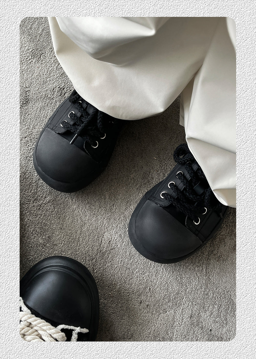 Mickey Style Big Toe Thick Sole Casual Shoes ArtsKoreanMan