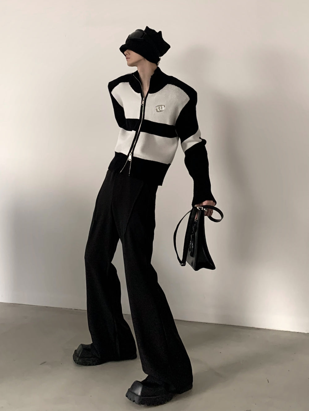 【23s November.】Metal Zipper Sweater Jacket ArtsKoreanMan