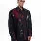 【25s Sep.】"Dark Knight" Blood-stained Silver-stamped Shirt
