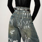 【24s Nov.】Hot Girl Distressed Loose Wide Leg Jeans