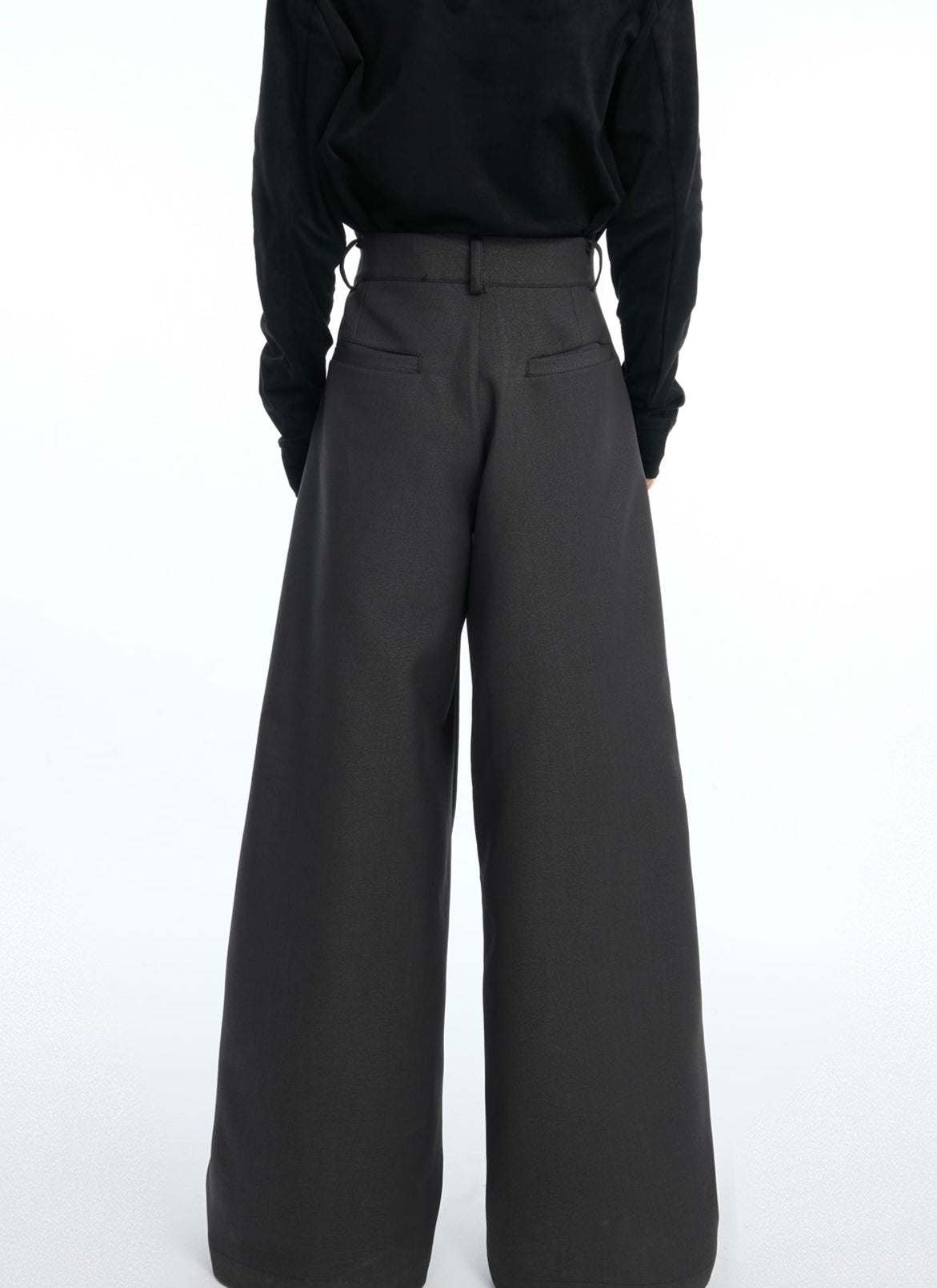 【25s Mar.】Niche Metal Double Zipper Straight Trousers