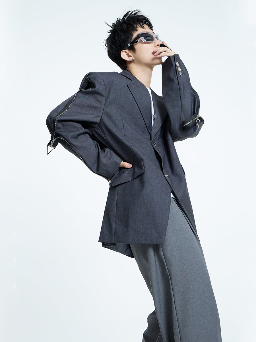 【23s September.】Metallic Embellished Blazer-L ArtsKoreanMan