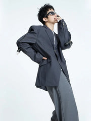 【23s September.】Metallic Embellished Blazer ArtsKoreanMan
