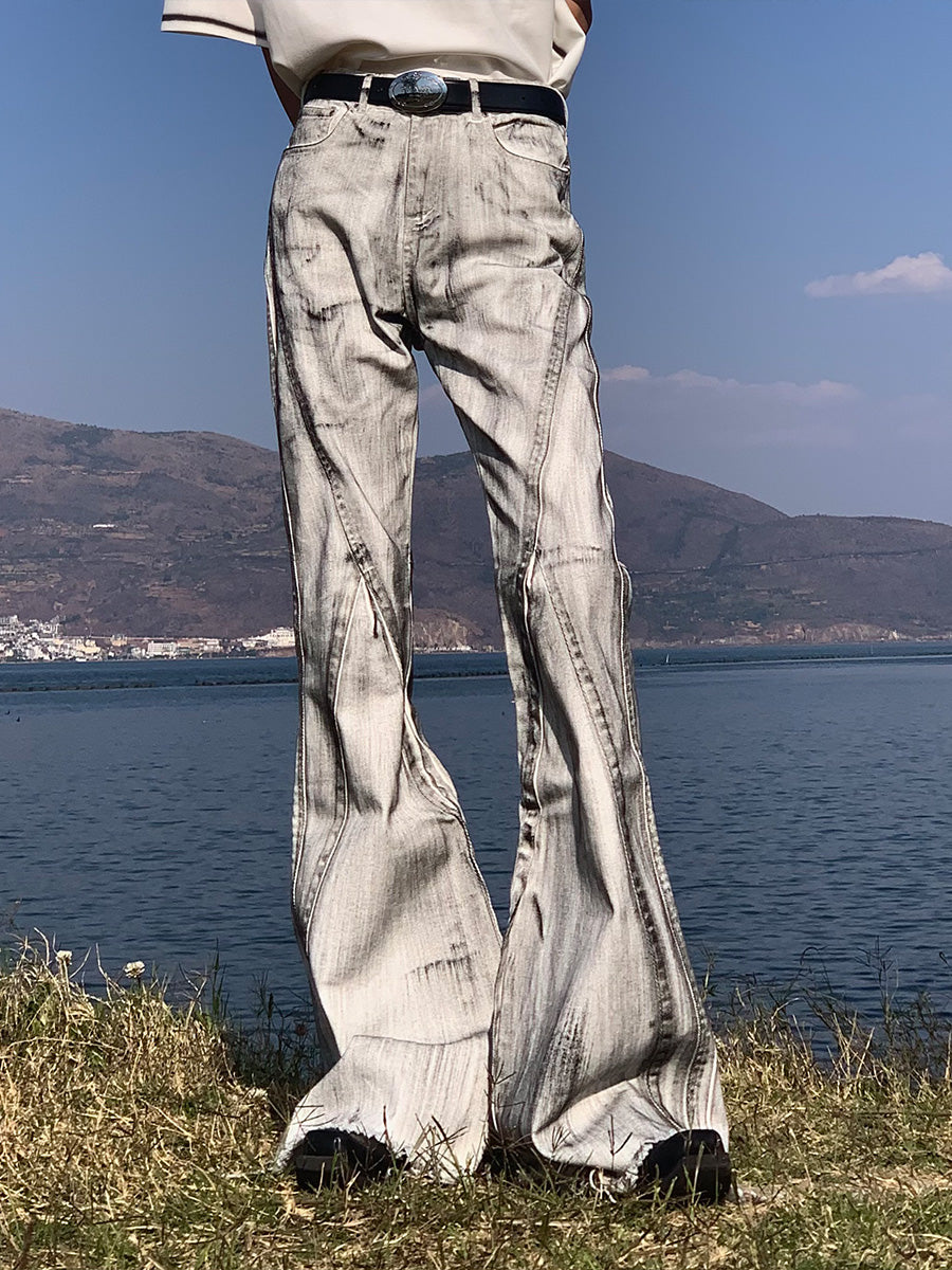 【24s Oct.】Deconstructed Graffiti Jeans ArtsKoreanMan