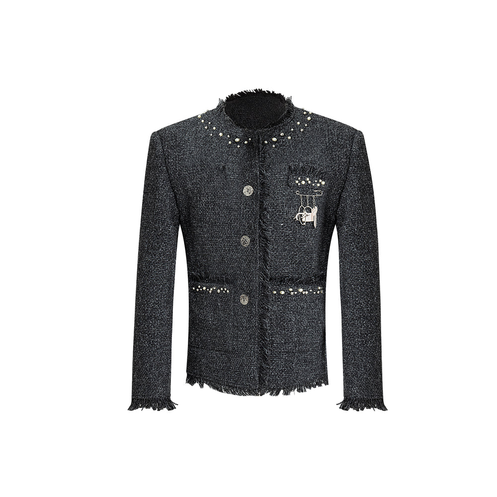 【24s Dec.】Pearl Embellished Light Luxury Chanel Style Jacket ArtsKoreanMan