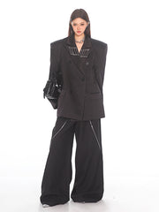 【24s Oct.】Small Design Flared Zipper Trousers ArtsKoreanMan