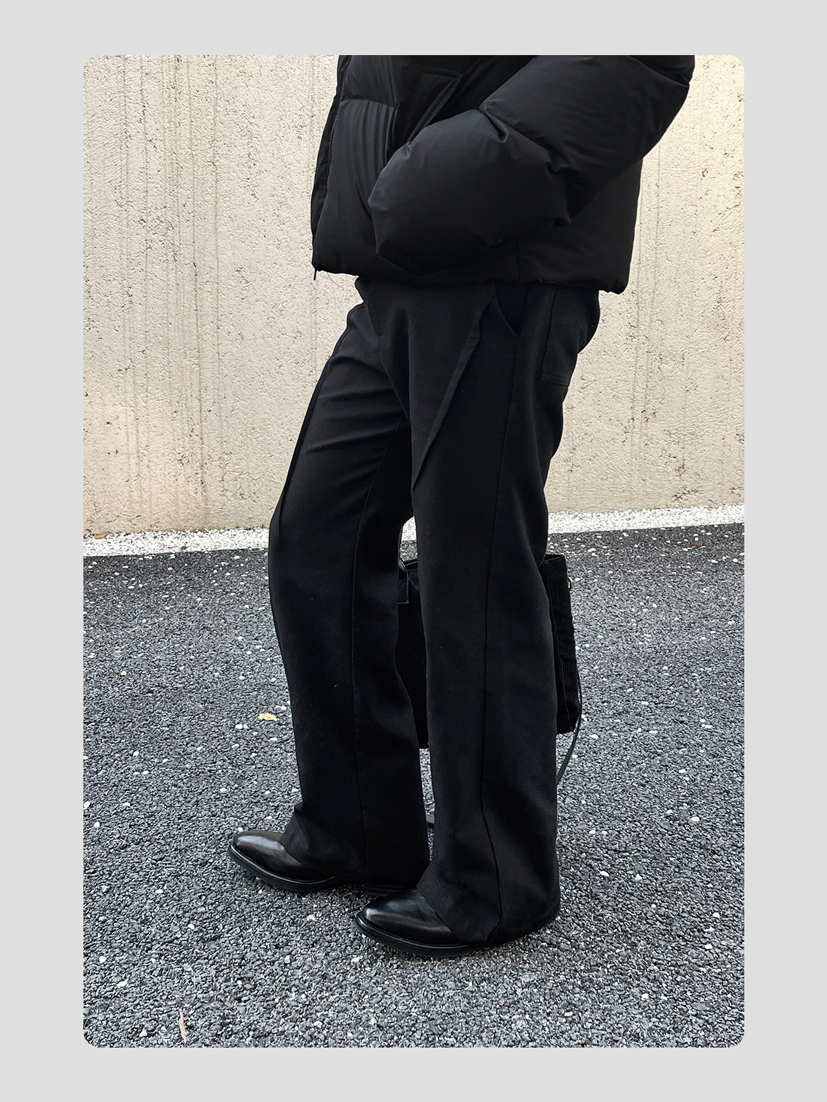 Pointed-toe Leather Platform Chelsea Boots