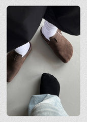 Thick-Soled Lazy Mules Slip-on Toe Slippers