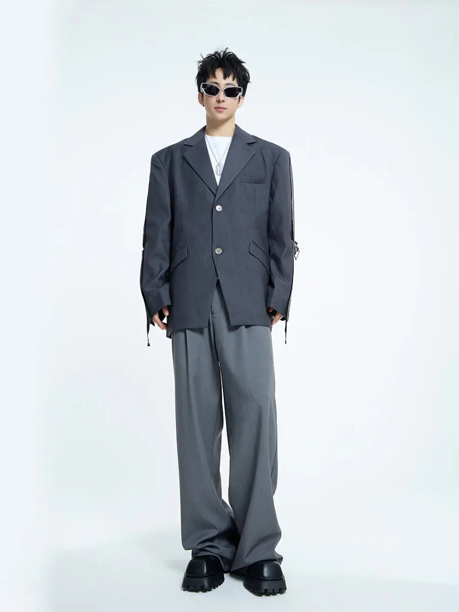 【23s September.】Metallic Embellished Blazer ArtsKoreanMan