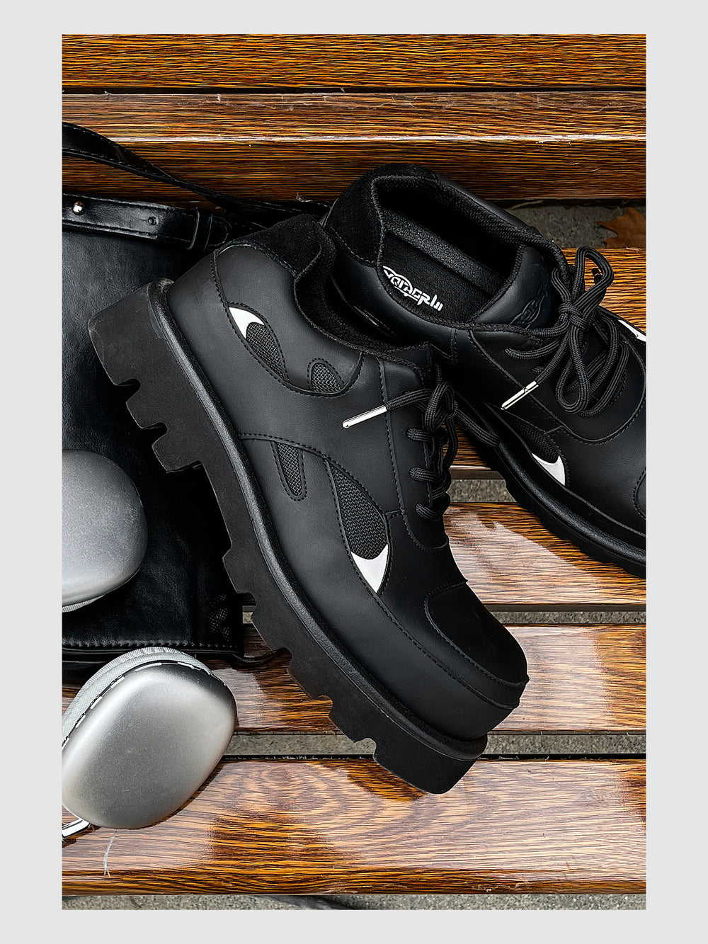 Deconstructed Athletic Thick-soled Casual Derby Shoes ArtsKoreanMan