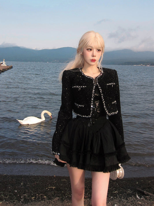 【24s Sep.】Black Bow Strap Dress ArtsKoreanMan