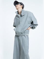 【23s September.】Simple Casual Trousers Top Sports Suit -M ArtsKoreanMan