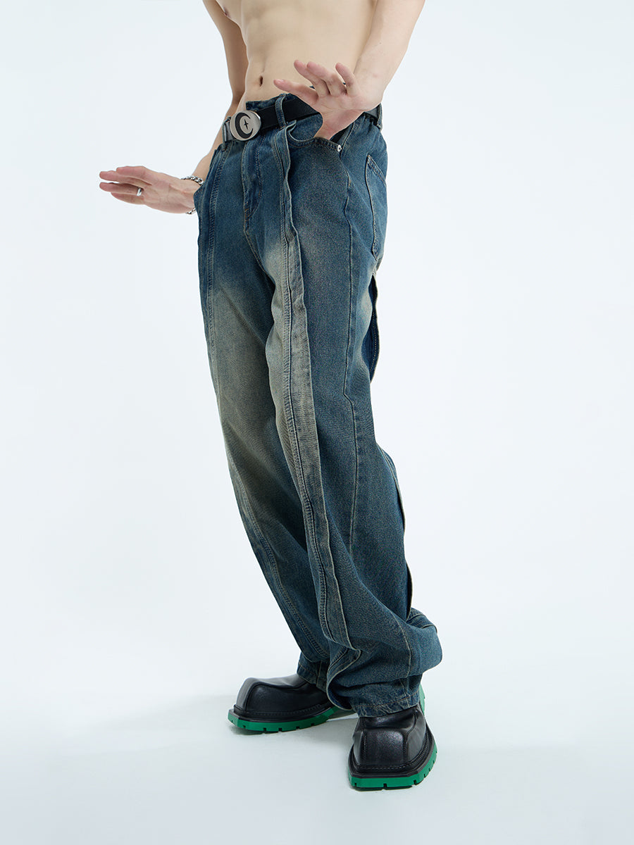 【23s September.】Hip-Hop Relaxed Straight Jeans
