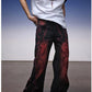 【25s Jul.】Flame Gradient Straight Jeans