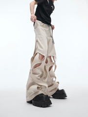 【24s April.】Trend Pioneer Hollow Wrap Casual Pants ArtsKoreanMan