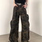 【24s June.】Vintage Camouflage Loose Cargo Pants