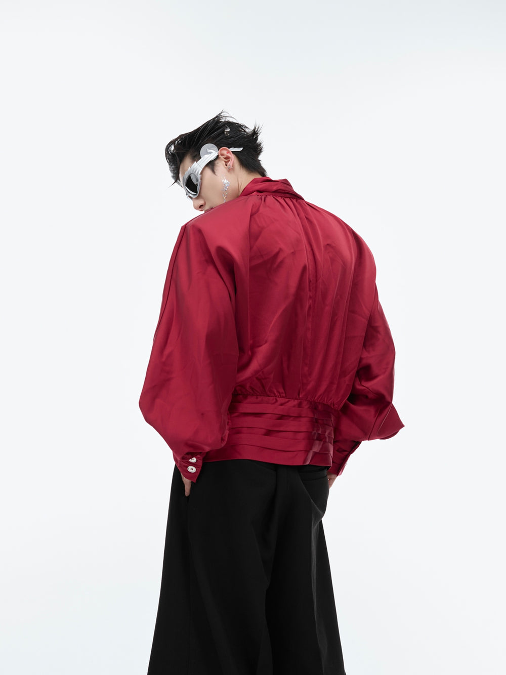 【24s June.】Liquid Texture V-neck Design Lining ArtsKoreanMan