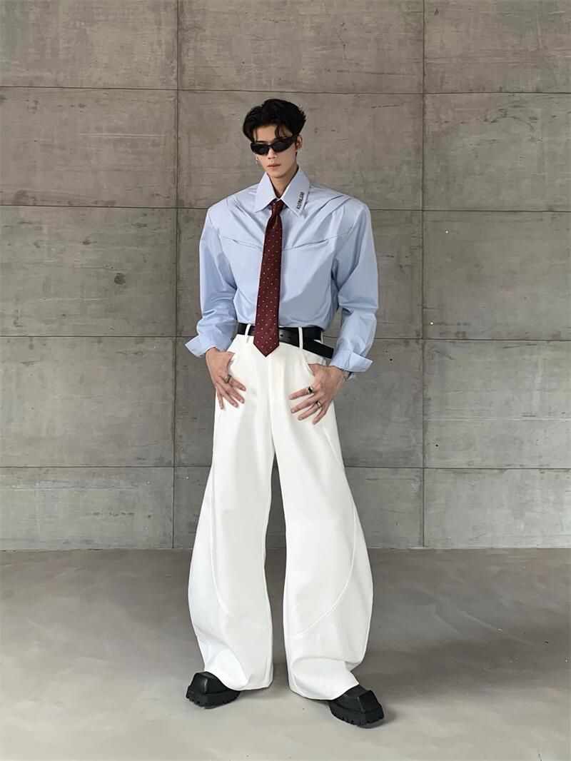 【24s Nov.】High-Waist Flared Trousers ArtsKoreanMan