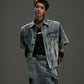 【24s July.】Hand-painted Trendy Denim Jacket and Pants