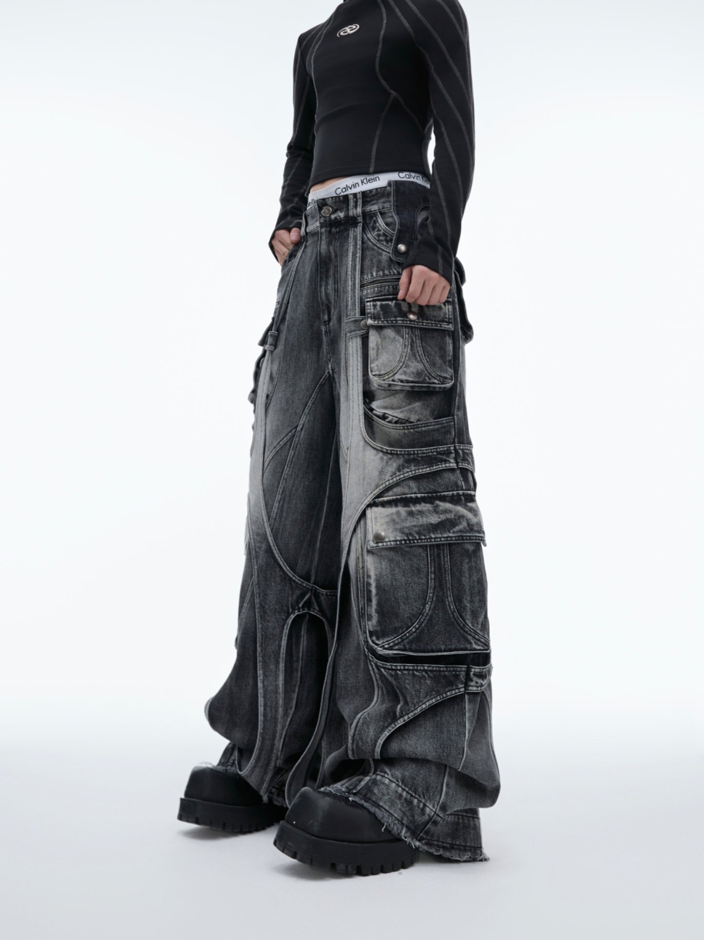 【24s Oct.】Make Old Punk Jeans with Lines and Heavy Jeans ArtsKoreanMan