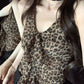 【25s Mar.】Leopard Print Halter Neck Halter Top