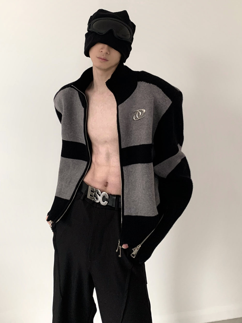 【23s November.】Metal Zipper Sweater Jacket ArtsKoreanMan