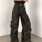 【24s June.】Vintage Camouflage Loose Cargo Pants