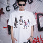 【24s Aug.】High Street Fashion Brand Hip Hop Character Print T-shirt