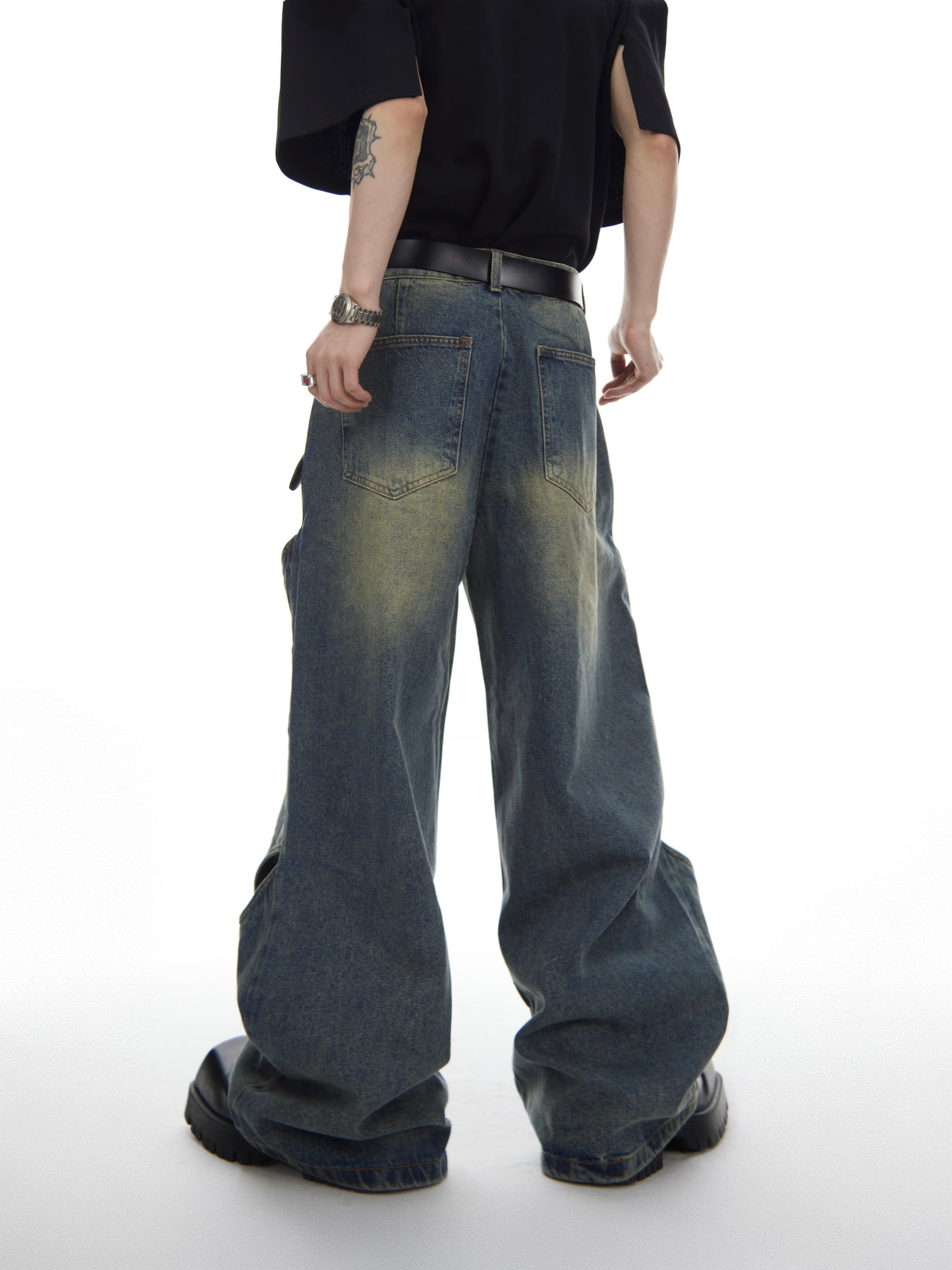 【23s May.】 Trendy Cutout Jeans – ArtsKoreanMan