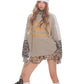 【24s Aug.】American retro camouflage loose sweatshirt