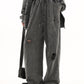 【25s Mar.】Destroyed Washed Distressed Hooded Cardigan Baggy Pants Suit