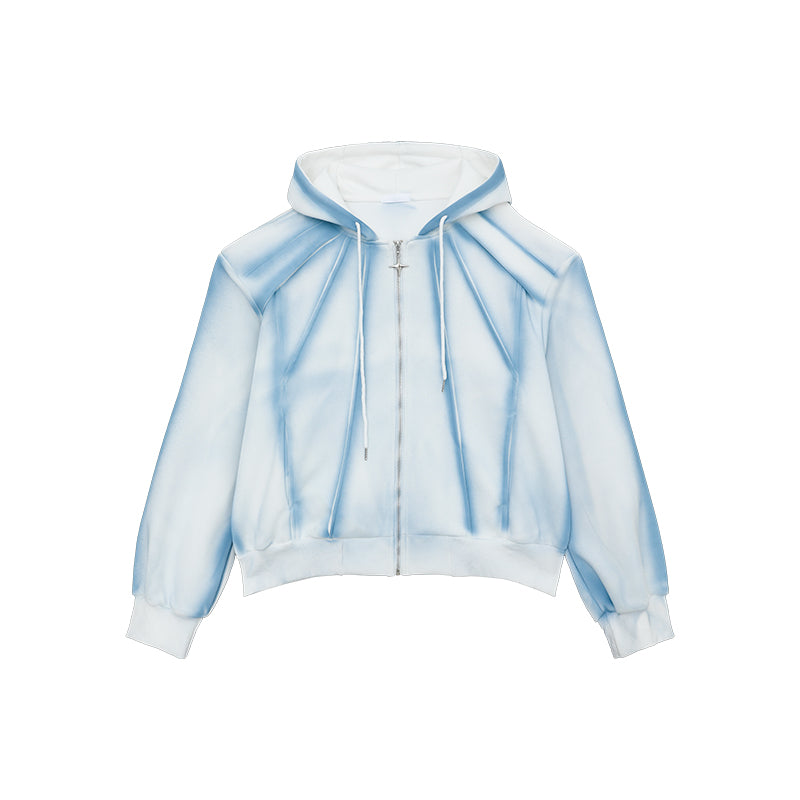 【24s June.】Tie-dyed Gradient Casual Jacket + Straight Wide-leg Pants ArtsKoreanMan