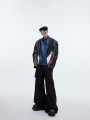【23s December.】Solid Color High Waist Strap Design Casual Pants ArtsKoreanMan