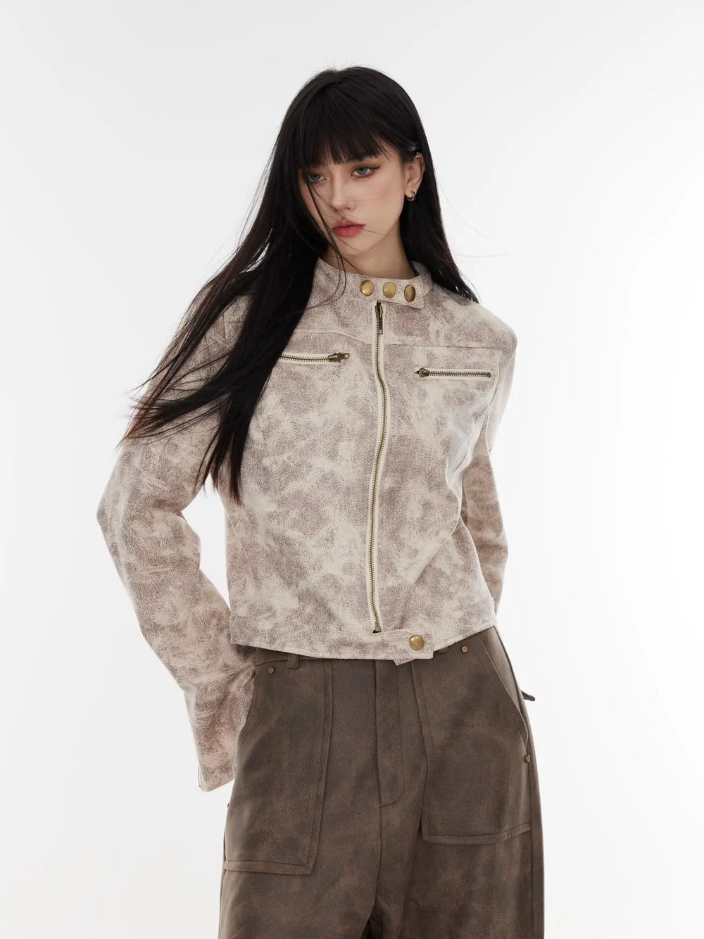 【23s August.】Biker Zipped Jacket ArtsKoreanMan