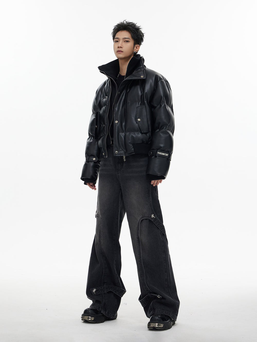 【24s April.】Distressed Washed Deconstructed Patchwork Jeans ArtsKoreanMan