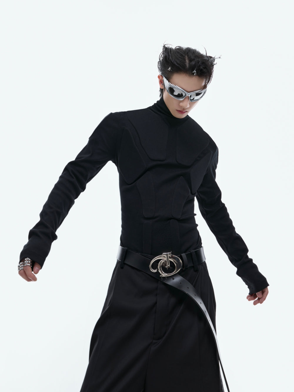 【24s Sep.】Armor Design High-neck Long-sleeved Bottoming Shirt ArtsKoreanMan