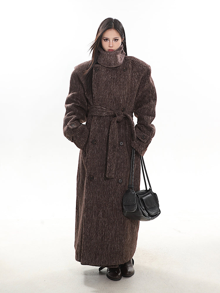 【24s Nov.】Thick High-Collar Wool Coat ArtsKoreanMan