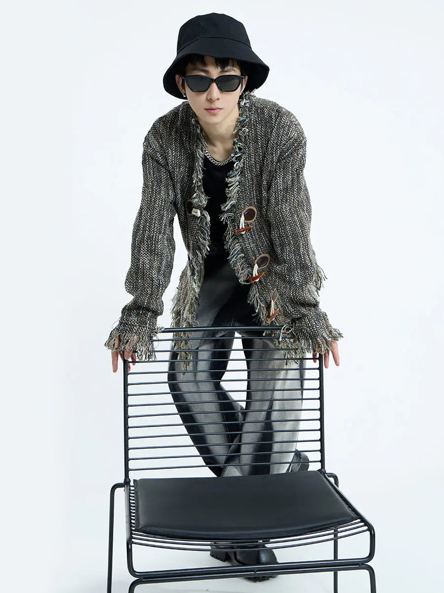 【23s September.】Vintage Braided Raw Trim Unisex Jacket ArtsKoreanMan