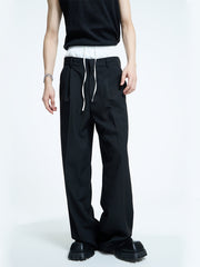 【23s September.】Double Layer High Waist Relaxed Pants -M ArtsKoreanMan