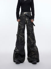 【23s November.】Distressed Faded Leather Trousers ArtsKoreanMan