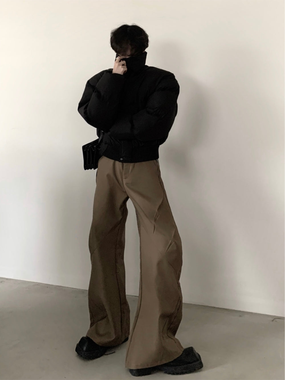 【23s November.】Deconstructed Split Pleated Baggy Trousers ArtsKoreanMan