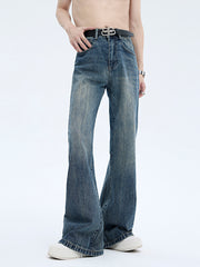 【24s Aug.】Cleanfit Light-colored Raw Pulp Flared Jeans ArtsKoreanMan