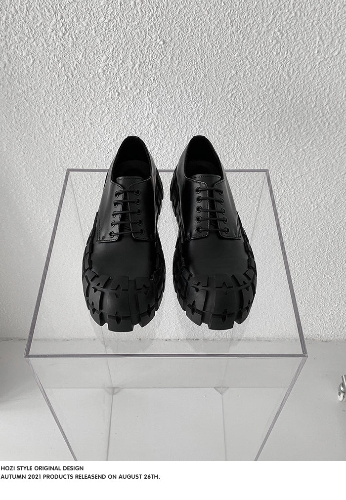 【New】Toothed Leather Shoes