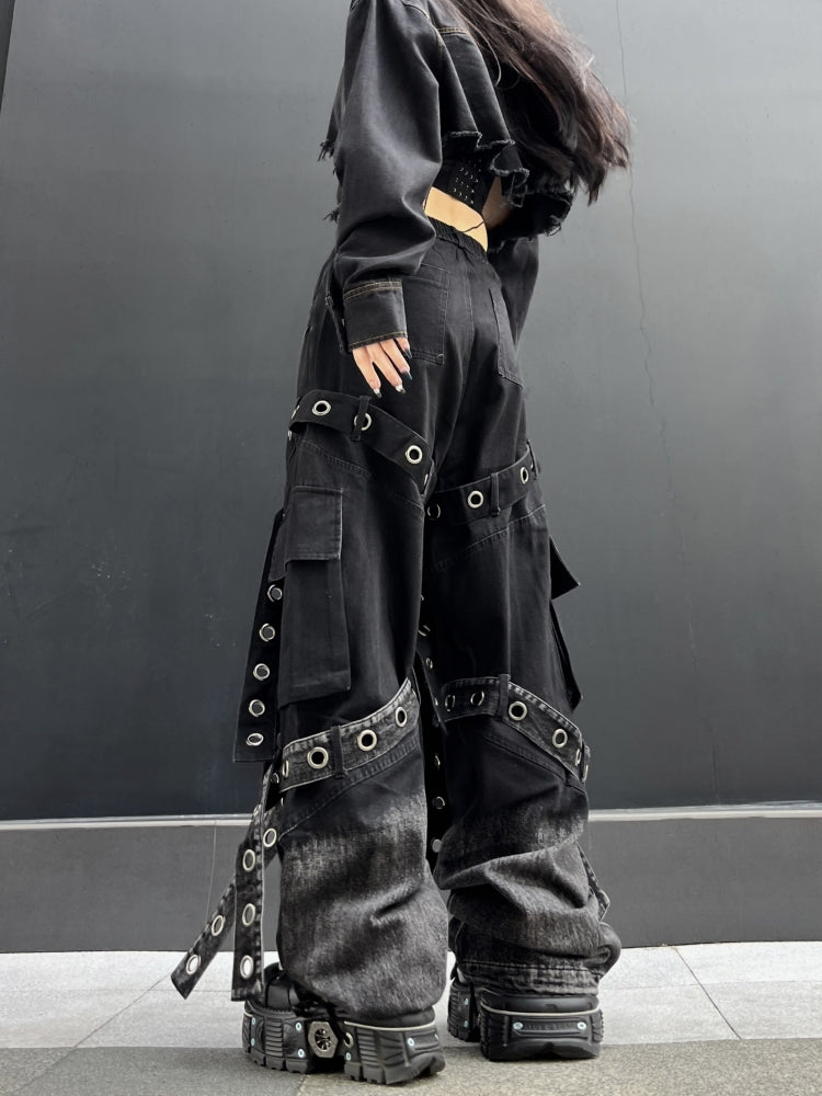 【24s Nov.】American Style Deconstructed Workwear Street Jeans ArtsKoreanMan